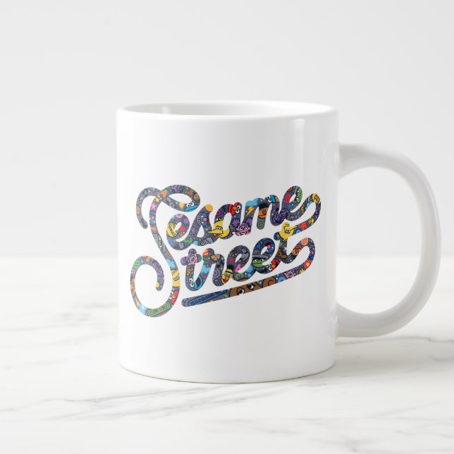 Sesame Sesame | Doodle Logo Large Coffee Mug (Right)