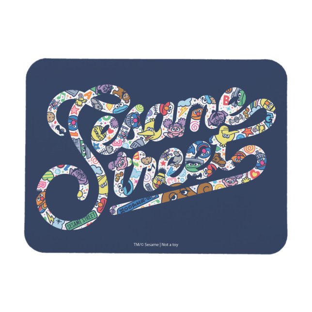 Sesame Sesame | Doodle Logo Magnet (Horizontal)