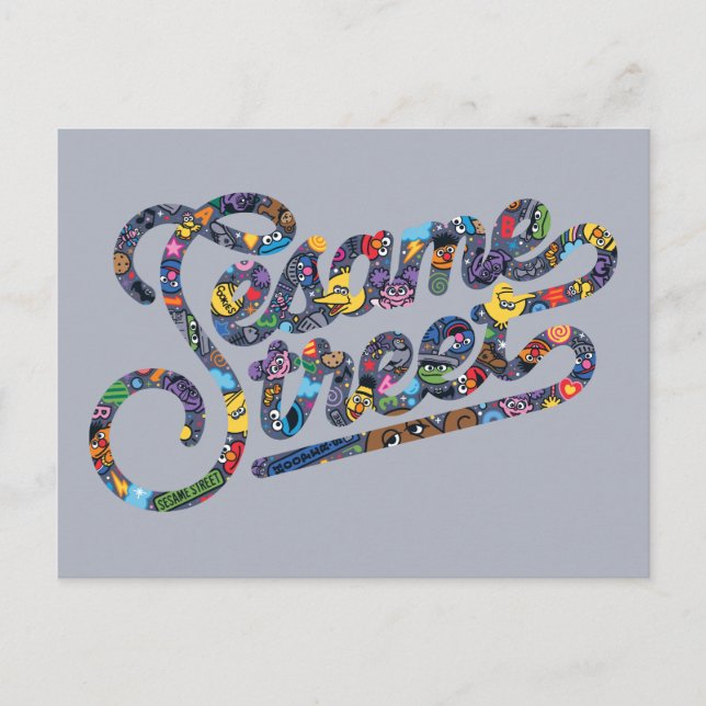 Sesame Sesame | Doodle Logo Postcard (Front)