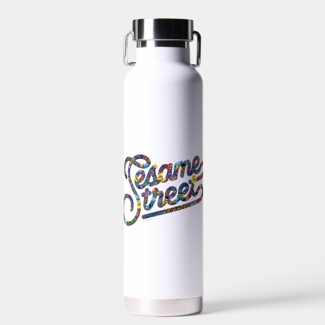 Sesame Sesame | Doodle Logo Water Bottle (Front)