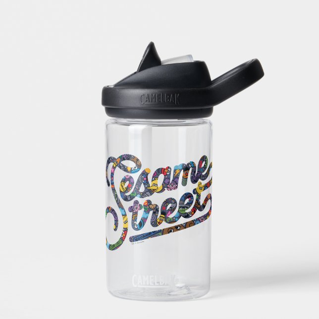 Sesame Sesame | Doodle Logo Water Bottle (Left)