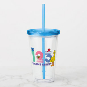 Sesame Street 123 Acrylic Tumbler