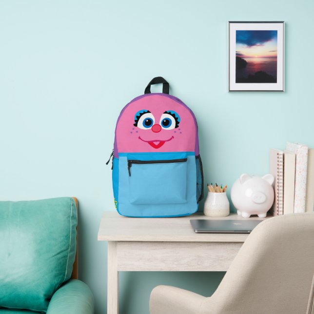 Sesame Street Abby Cadabby Face Printed Backpack (Insitu)
