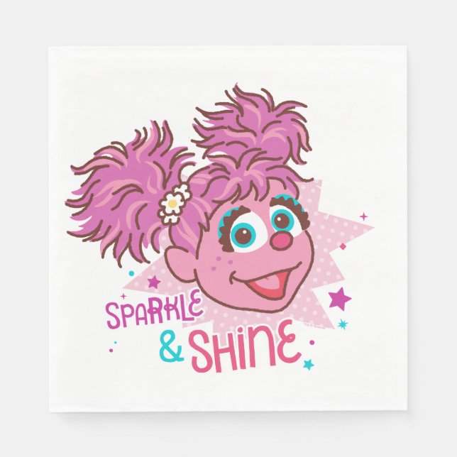 Sesame Street | Abby Cadabby - Sparkle & Shine Napkin (Front)