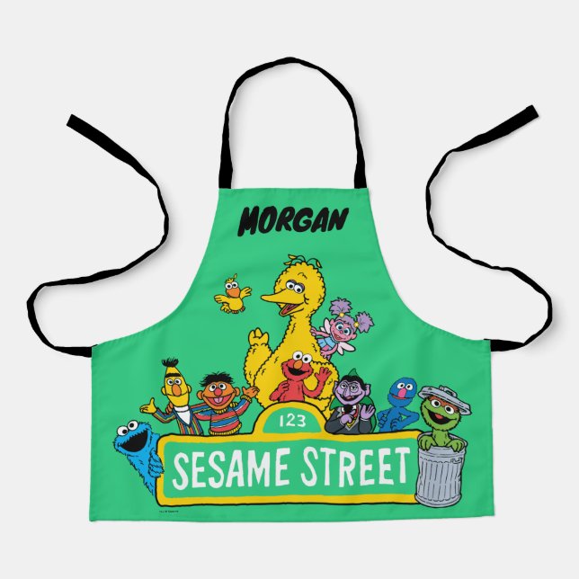 Sesame Street | Add Your Name Apron (Front)