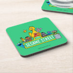 Sesame Street | All Around the Sesame Street Sign Coaster<br><div class="desc">Check out this cute Sesame Street design featuring Cookie Monster,  Bert,  Ernie,  Big Bird,  Little Bird,  Abby Cadabby,  Elmo,  Count von Count,  Grover and Oscar.</div>