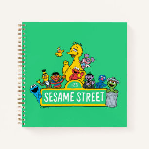 Sesame Street   All Around the Sesame Street Sign Notebook