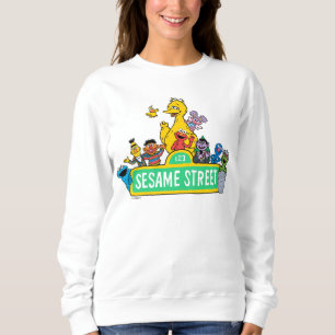 Sesame Street   All Around the Sesame Street Sign Sweatshirt