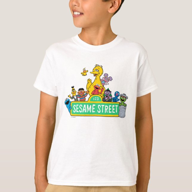 Sesame Street | All Around the Sesame Street Sign T-Shirt (Front)