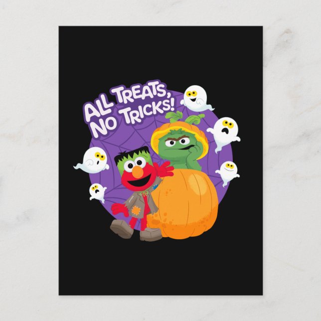 Sesame Street | All Tricks No Treats! Postcard (Front)