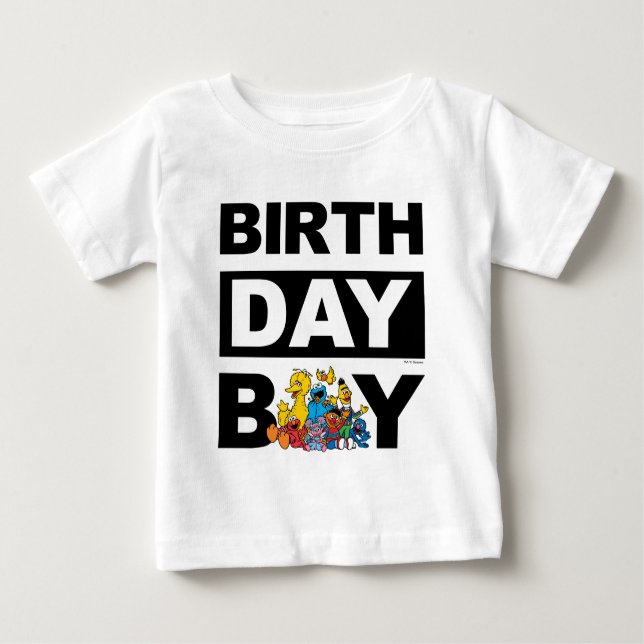 Sesame Street and Pals Birthday Boy   Baby T-Shirt (Front)