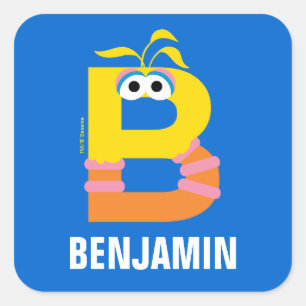 Sesame Street   B is for Big Bird Square Sticker