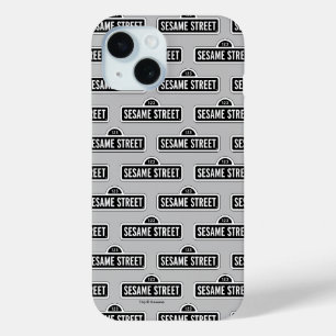 Sesame Street   B&W Logo iPhone 15 Case