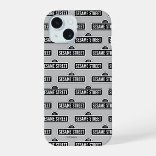 Sesame Street B&W Logo iPhone 15 Case