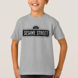 Sesame Street   B&W Logo T-Shirt
