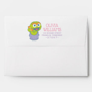 Sesame Street   Baby Birthday - Oscar the Grouch Envelope