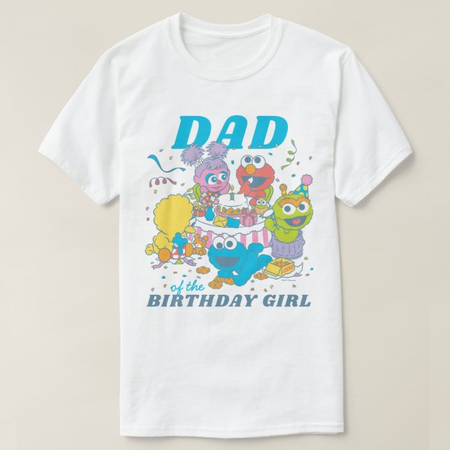 Sesame Street | Baby's First Birthday - Dad T-Shirt (Design Front)