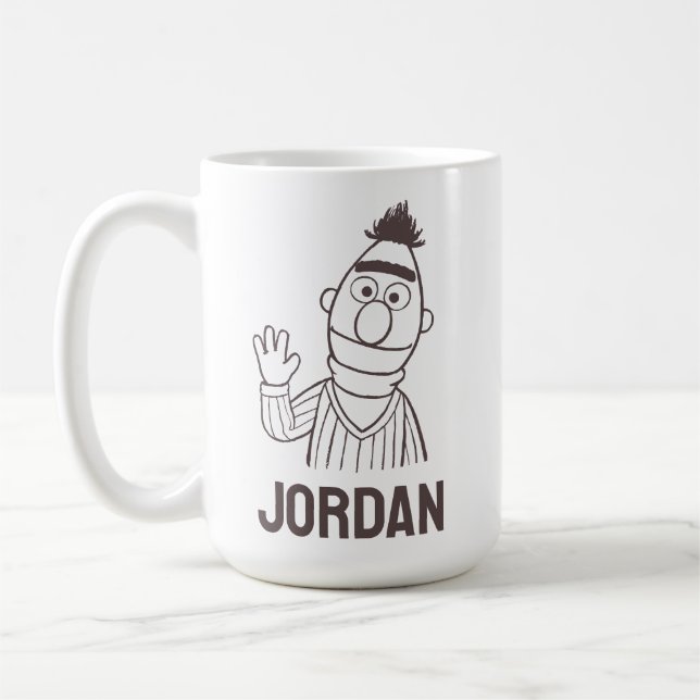 Sesame Street | Bert Bright | Add Your Name Coffee Mug (Left)