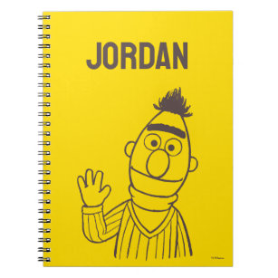 Sesame Street   Bert Bright   Add Your Name Notebook