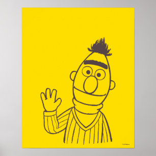 Sesame Street   Bert Bright Poster