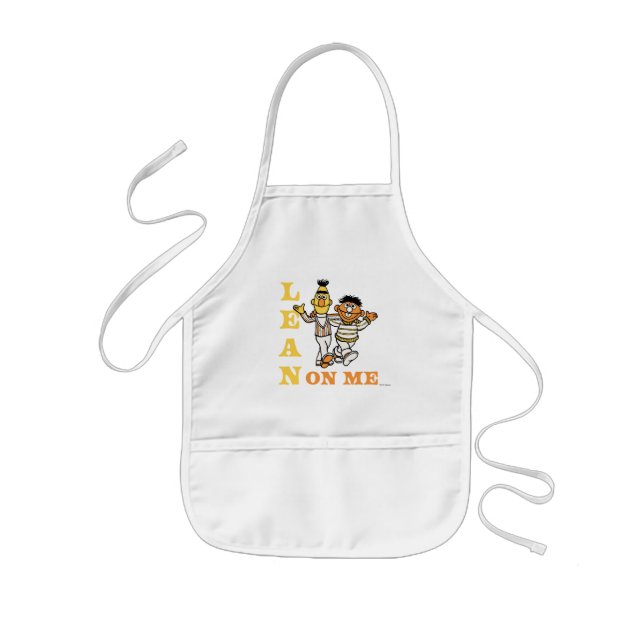 Sesame Street | Bert & Ernie Lean on Me Kids Apron (Front)