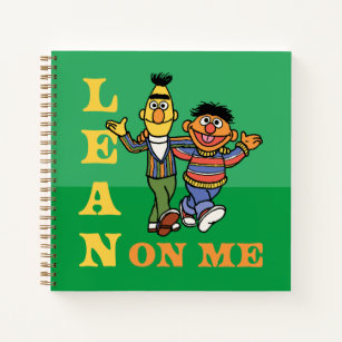 Sesame Street   Bert & Ernie Lean on Me Notebook