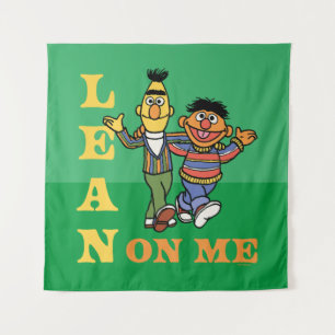 Sesame Street   Bert & Ernie Lean on Me Tapestry