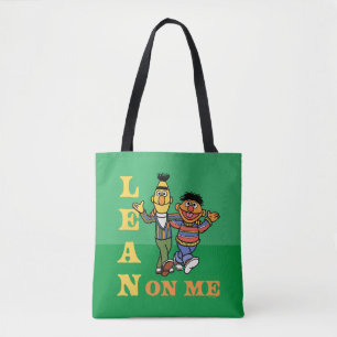 Sesame Street   Bert & Ernie Lean on Me Tote Bag