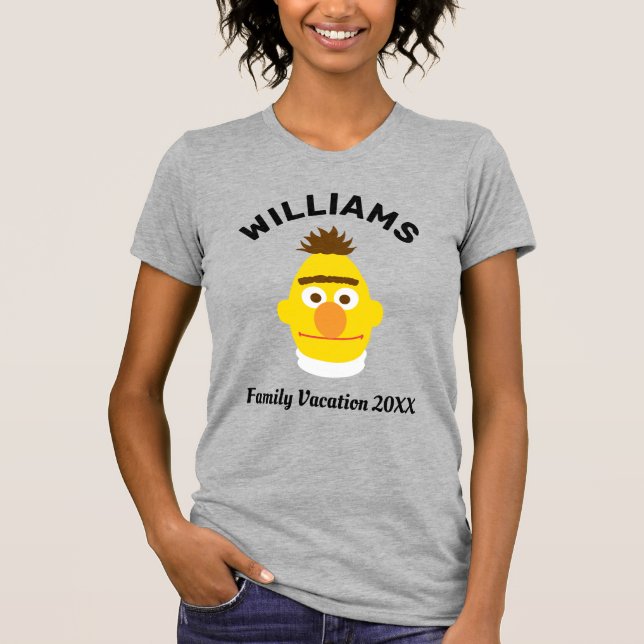 Sesame Street | Bert Family Vacation T-Shirt (Front)