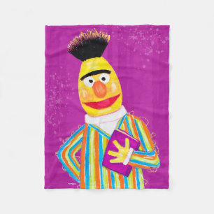 Sesame Street   Bert Holding Book Fleece Blanket