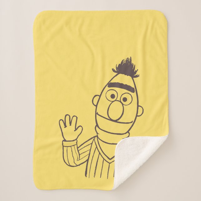 Sesame Street | Bert Sherpa Blanket (Front)