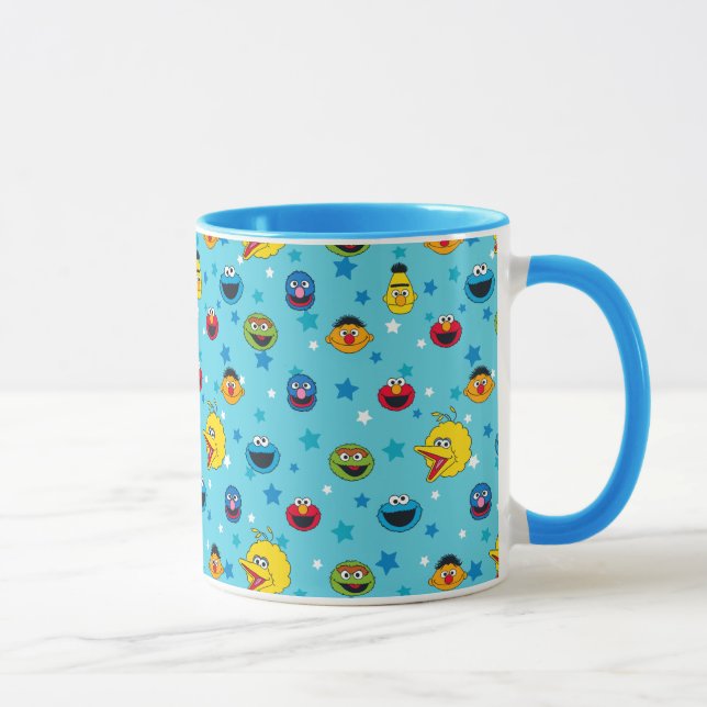 Sesame Street | Best Friends Star Pattern Mug (Right)