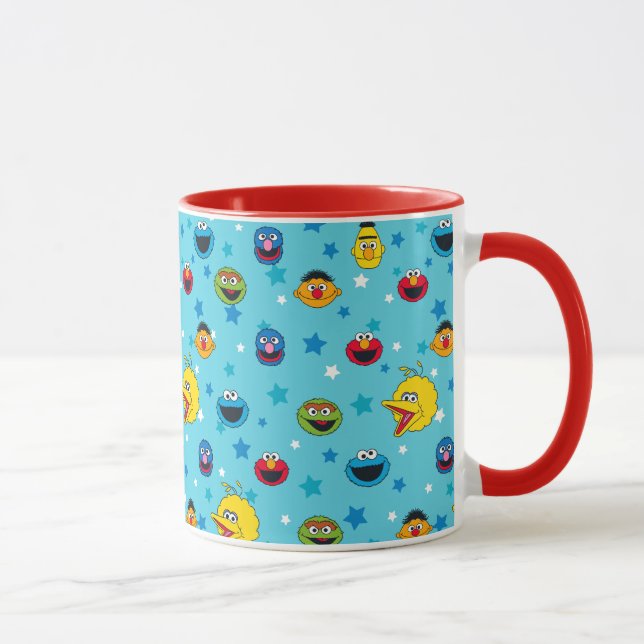 Sesame Street | Best Friends Star Pattern Mug (Right)