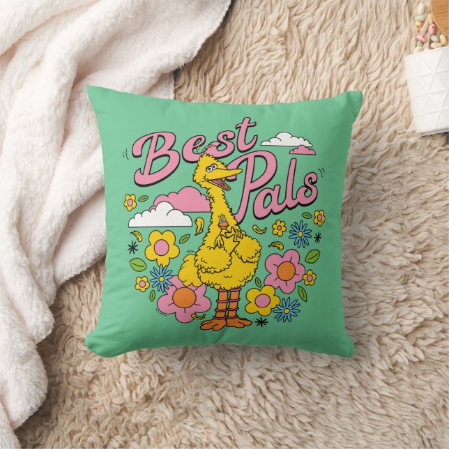 Sesame Street | Best Yellow Bird Pals Cushion (Blanket)