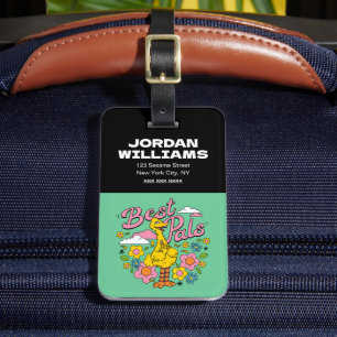 Sesame Street   Best Yellow Bird Pals Luggage Tag