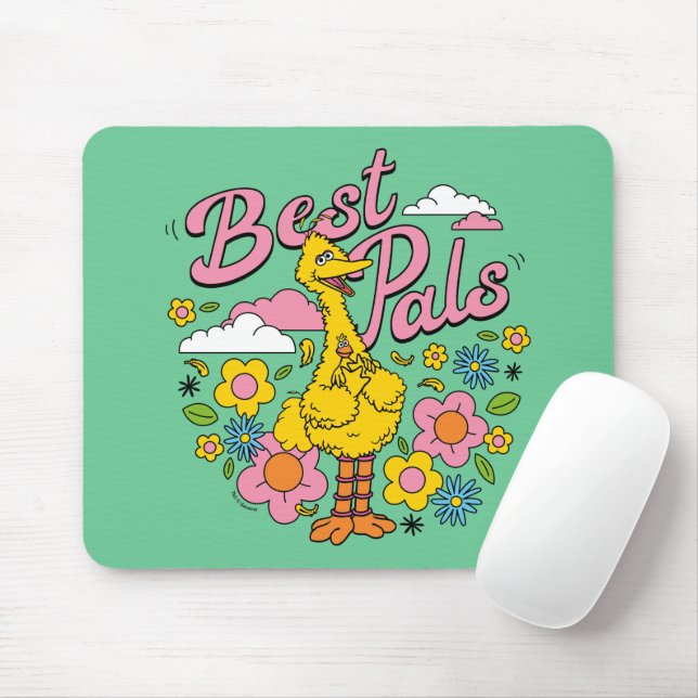 Sesame Street | Best Yellow Bird Pals Mouse Pad (With Mouse)