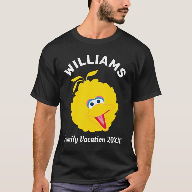 Sesame Street | Big Bird Family Vacation T-Shirt (Front)