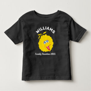 Sesame Street   Big Bird Family Vacation Toddler T-Shirt