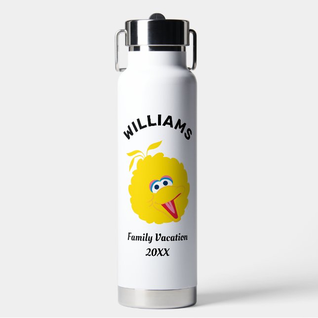 Sesame Street | Big Bird Family Vacation Water Bottle (Front)