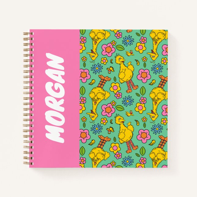 Sesame Street | Big Bird & Little Bird | Add Name Notebook (Front)