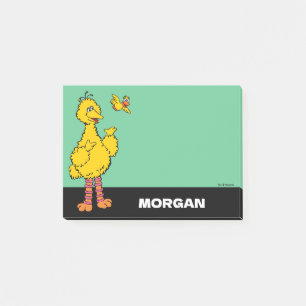 Sesame Street   Big Bird & Little Bird   Add Name Post-it Notes