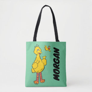 Sesame Street   Big Bird & Little Bird   Add Name Tote Bag