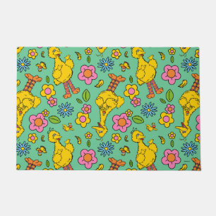 Sesame Street   Big Bird & Little Bird Pattern Doormat
