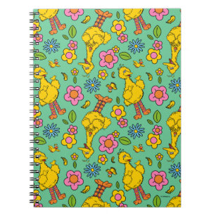 Sesame Street   Big Bird & Little Bird Pattern Notebook