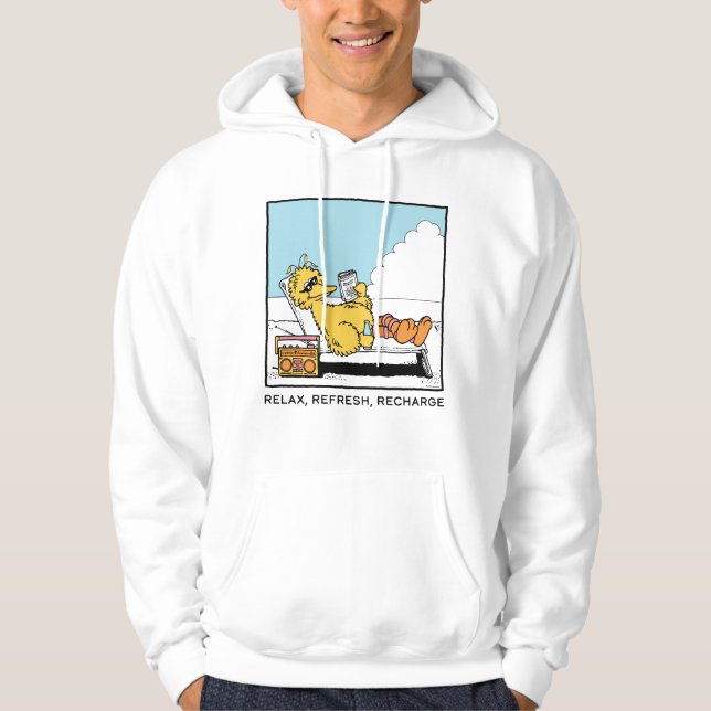 Sesame Street | Big Bird Relax Refresh Recharge Hoodie (Front)