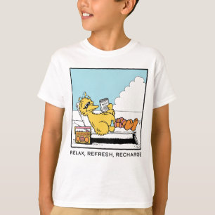 Sesame Street Big Bird Relax Refresh Recharge T-Shirt