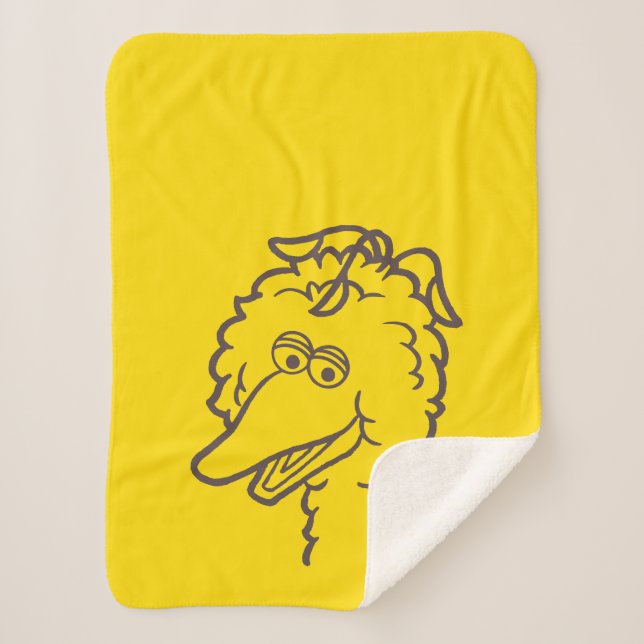 Sesame Street | Bird Bird Bright Sherpa Blanket (Front)