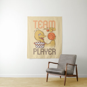 Sesame Street   Bird Bird Team Player Tapestry