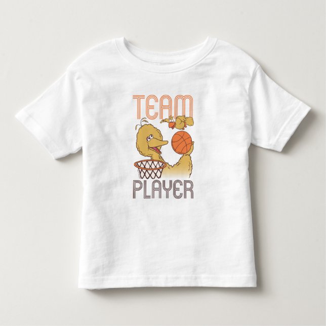 Sesame Street | Bird Bird Team Player Toddler T-Shirt (Front)