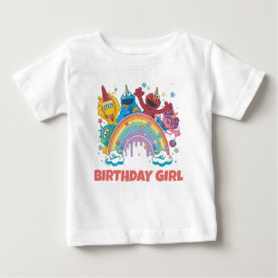Sesame Street Birthday Girl Baby T-Shirt